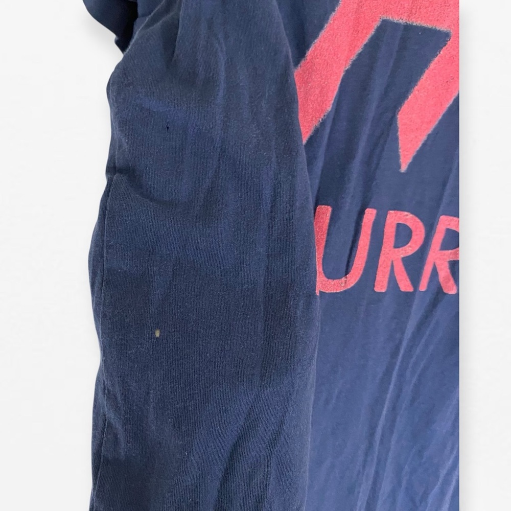 Vintage retro grunge Navy Blue T-Shirt H77 Murray Graphic tee shirt T-shirt M - Picture 7 of 8